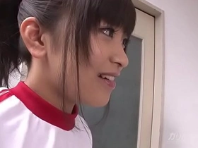 Japanese schoolgirl's intimate hygiene and sexual knowledge demonstrated