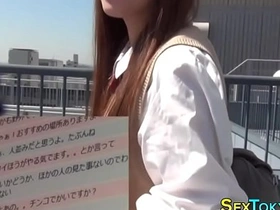 Japanese schoolgirl's secret encounter with older man