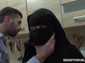 A busty Arab wife gets rough sex as punishment